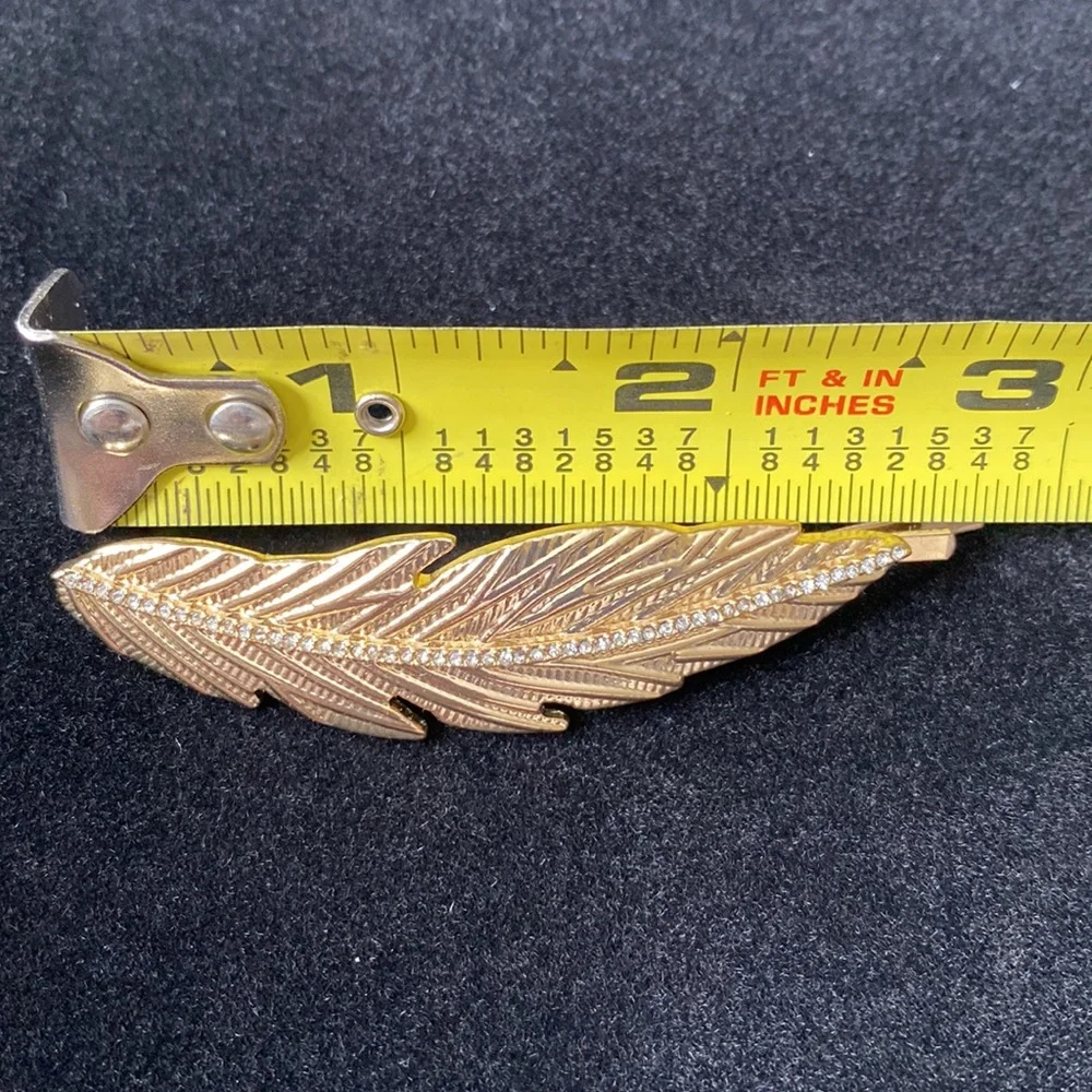 Gold & Rhinestone Hair Pin - Picture 6 of 7